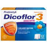 Dicoflor 3, dla niemowląt i dzieci, 12 saszetek - miniaturka zdjęcia produktu