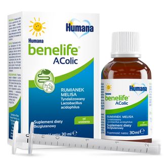 Humana Benelife Acolic, od urodzenia, 30 ml USZKODZONE OPAKOWANIE - zdjęcie produktu