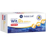 Wit. D3 Forte 4000 j.m., 60 tabletek - miniaturka zdjęcia produktu
