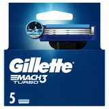 Gillette Mach 3 Turbo, wkłady wymienne, 5 sztuk - miniaturka zdjęcia produktu