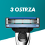 Gillette Mach 3 Turbo, wkłady wymienne, 5 sztuk - miniaturka 2 zdjęcia produktu