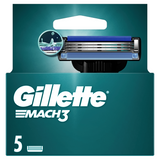 Gillette Mach 3, wkłady wymienne, 5 sztuk - miniaturka zdjęcia produktu