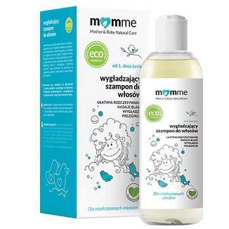 Momme, wygładzający szampon do nieokrzesanych włosów, od 1 dnia życia, 150 ml - zdjęcie produktu