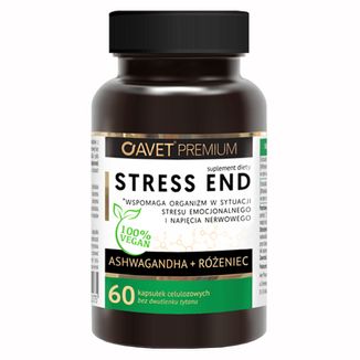 Avet Premium Stress End Ashwagandha + Różeniec, 60 kapsułek - zdjęcie produktu