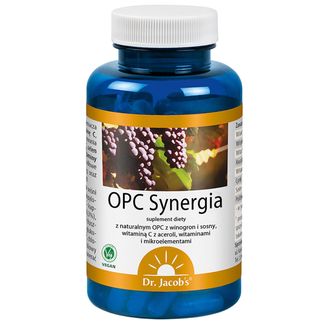 Dr. Jacob's OPC Synergia, 120 kapsułek Dr. Jacob's OPC Synergia, 120 kapsułek - zdjęcie produktu