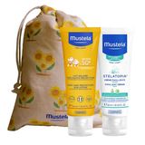Zestaw Mustela Sun, Maluszek w podróży - skóra skłonna do atopii, mleczko przeciwsłoneczne, SPF 50, 40 ml + Stelatopia, krem do twarzy, 40 ml - miniaturka zdjęcia produktu