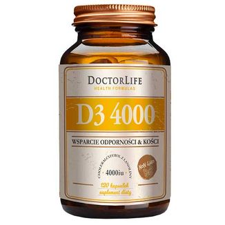 Doctor Life D3 4000, 120 kapsułek - zdjęcie produktu