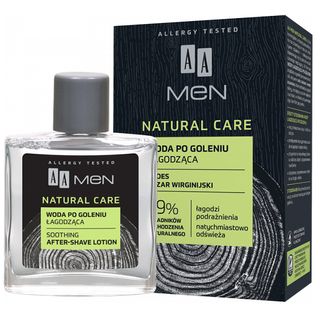 AA Men Natural Care, łagodząca woda po goleniu, 100 ml - zdjęcie produktu