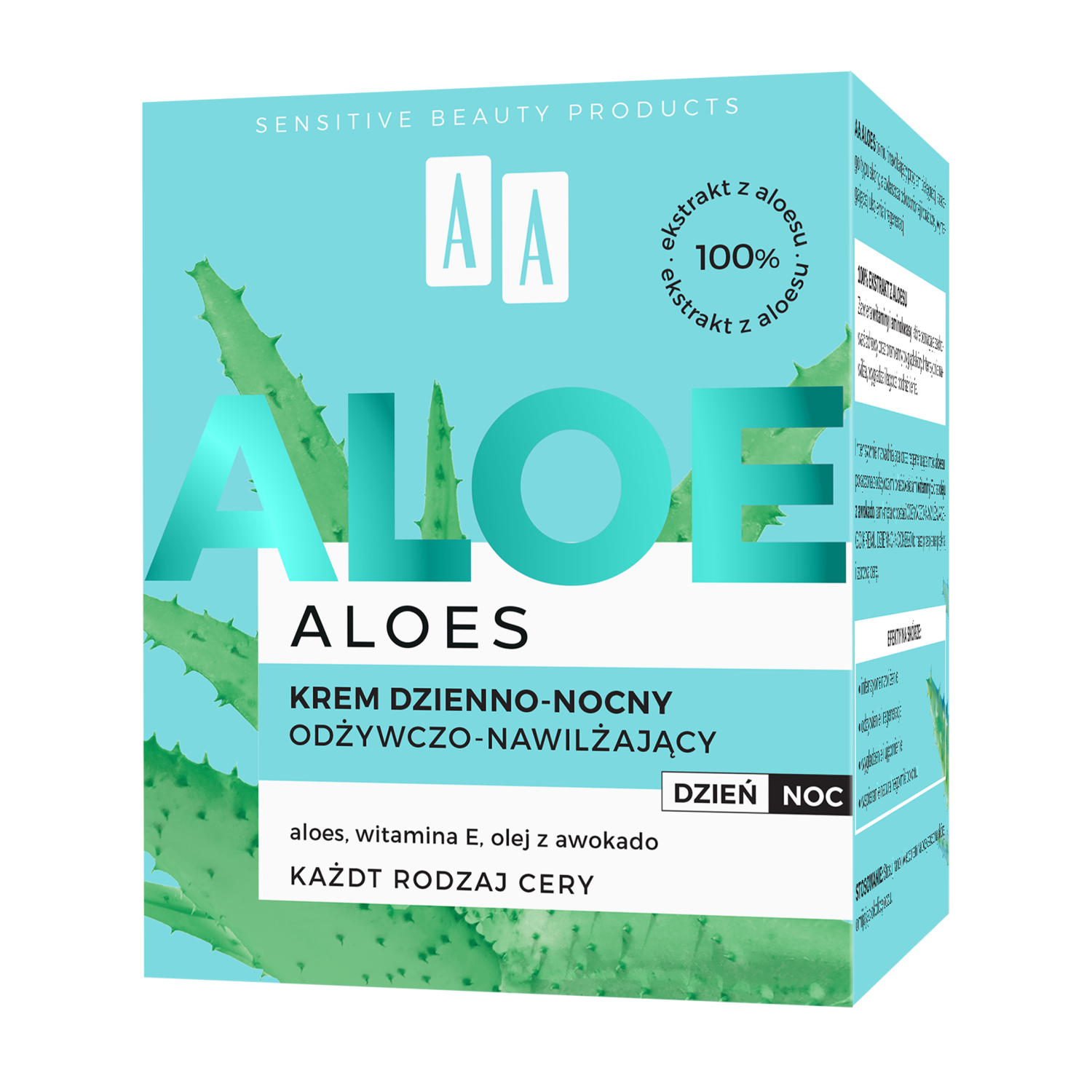 AA Aloes, krem na dzie i na noc, odywczo-nawilajcy, 50 ml - cena |  Gemini