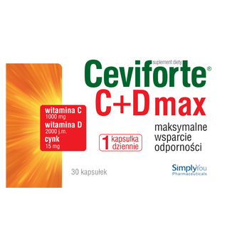 Ceviforte C+D max, 30 kapsułek - zdjęcie produktu