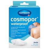 Cosmopor Waterproof, opatrunek chłonny, samoprzylepny, wodoodporny, jałowy, przezroczysty, 10 cm x 8 cm, 5 sztuk - miniaturka zdjęcia produktu