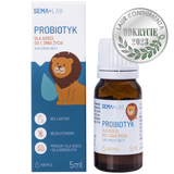 SEMA Lab Probiotyk dla dzieci od 1 dnia życia, krople, 5 ml SEMA Lab Probiotyk dla dzieci od 1 dnia życia, krople, 5 ml - miniaturka zdjęcia produktu