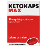Ketokaps Max 50 mg, 20 kapsułek miękkich - miniaturka zdjęcia produktu
