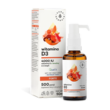 Aura Herbals Witamina D3 4000 UI, krople, 50 ml - miniaturka zdjęcia produktu
