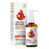 Aura Herbals Witamina D3 4000 IU + K2 75 µg Forte, krople, 50 ml USZKODZONE OPAKOWANIE - miniaturka zdjęcia produktu