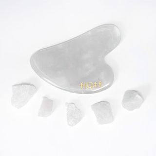Fluff, kamień Gua Sha do masażu twarzy, naturalny kwarc - miniaturka 2 zdjęcia produktu