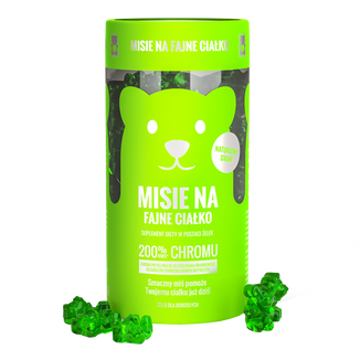 Noble Health Misie Na Fajne Ciałko, żelki, 300 g KRÓTKA DATA Noble Health Misie Na Fajne Ciałko, żelki, 300 g KRÓTKA DATA - zdjęcie produktu