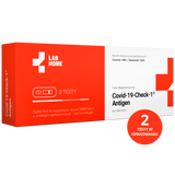 LabHome, COVID-19-Check-1 Antigen, test diagnostyczny do wykrywania wirusa SARS-CoV-2, 2 sztuki KRÓTKA DATA - miniaturka zdjęcia produktu