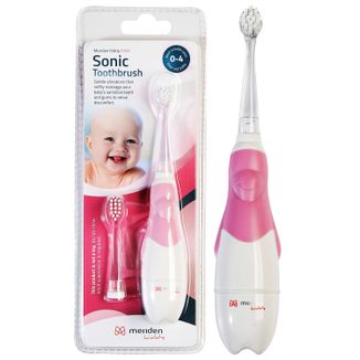 Meriden Kiddy, szczoteczka soniczna dla dzieci, różowa, 0-4 lat, 1 sztuka - zdjęcie produktu