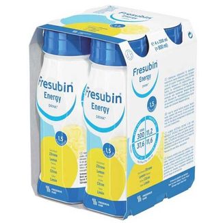 Fresubin Energy Drink, preparat odżywczy, smak cytrynowy, 4 x 200 ml - zdjęcie produktu