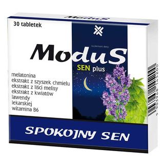 Modus Sen Plus, 30 tabletek - zdjęcie produktu