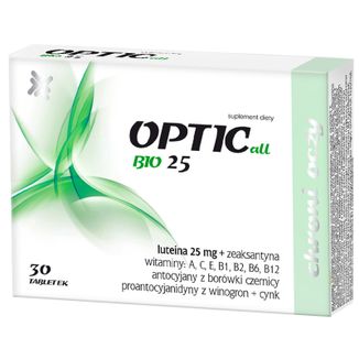 Opticall Bio25, 30 tabletek - zdjęcie produktu