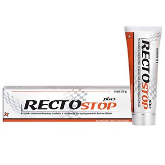 Rectostop Plus, maść na hemoroidy, 50 g - zdjęcie produktu