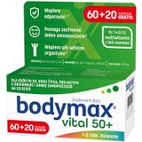 Bodymax Vital 50+, 60 tabletek + 20 tabletek gratis USZKODZONE OPAKOWANIE Bodymax Vital 50+, 60 tabletek + 20 tabletek gratis USZKODZONE OPAKOWANIE - miniaturka zdjęcia produktu