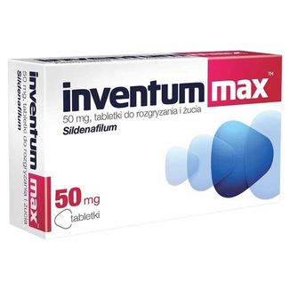 Inventum Max 50 mg, 4 tabletki do rozgryzania i żucia - zdjęcie produktu