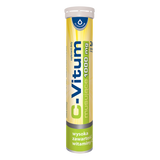C-Vitum, witamina C 1000 mg, 24 tabletki musujące - miniaturka zdjęcia produktu