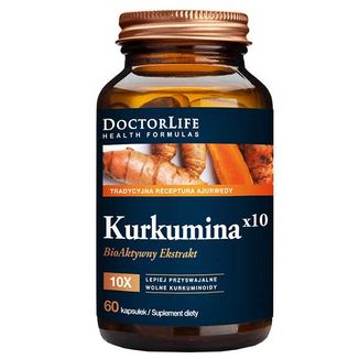 Doctor Life Kurkuminax10, 500 mg, 60 kapsułek - zdjęcie produktu