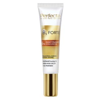 Perfecta B3 Forte, rozświetlający krem pod oczy i na powieki, 15 ml - zdjęcie produktu