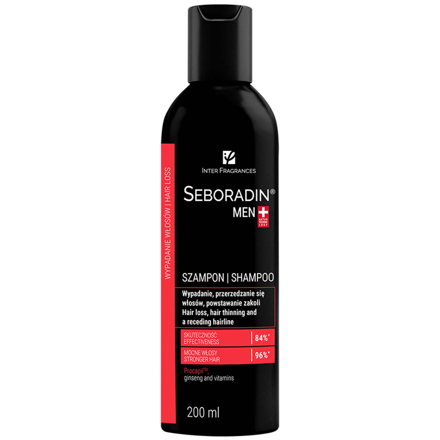 Seboradin Seboradin Men, szampon przeciw wypadaniu włosów, 200 ml