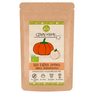 Helpa Czary Mamy Bio Łyżka Smaku, dynia, brzoskwinia, 40 g Helpa Czary Mamy Bio Łyżka Smaku, dynia, brzoskwinia, 40 g - zdjęcie produktu