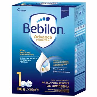 Bebilon Advance Pronutra 1, mleko początkowe, od urodzenia, 1100 g - zdjęcie produktu