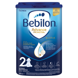 Bebilon Advance Pronutra Biotik 2, mleko następne, powyżej 6 miesiąca, 800 g - zdjęcie produktu
