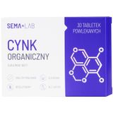 SEMA Lab Cynk organiczny, 30 tabletek powlekanych SEMA Lab Cynk organiczny, 30 tabletek powlekanych - miniaturka zdjęcia produktu