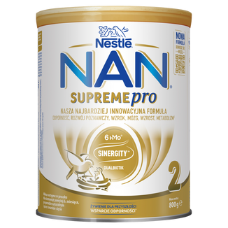 Nestle NAN Supremepro 2 HMO, mleko następne dla niemowląt powyżej 6 miesiąca, 800 g USZKODZONE OPAKOWANIE Nestle NAN Supremepro 2 HMO, mleko następne dla niemowląt powyżej 6 miesiąca, 800 g USZKODZONE OPAKOWANIE - zdjęcie produktu