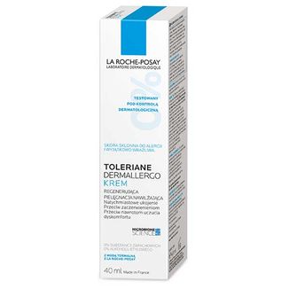La Roche-Posay Toleriane Dermallergo, krem do twarzy, regenerująca pielęgnacja nawilżająca, 40 ml - zdjęcie produktu