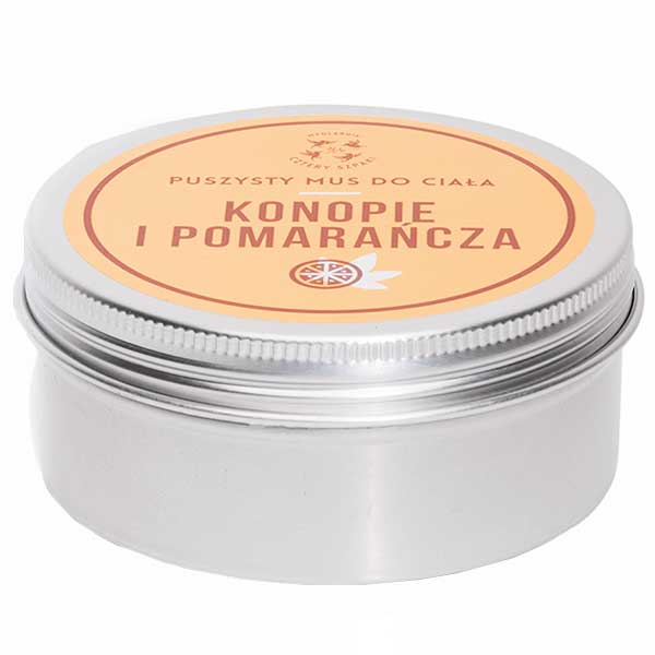 Mydlarnia Cztery Szpaki Cztery Szpaki, puszysty mus do ciała, konopie i pomarańcza, 150 ml