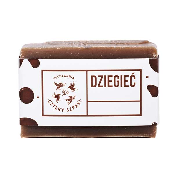 Mydlarnia Cztery Szpaki Cztery Szpaki, mydło w kostce na problemy skórne, dziegieć, 110 g
