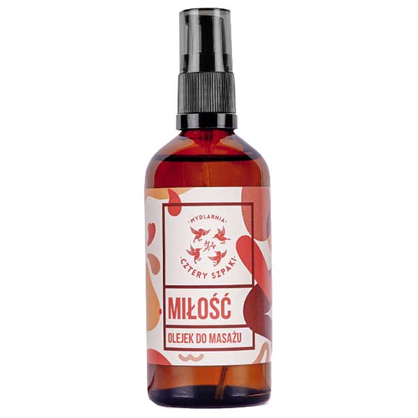 Mydlarnia Cztery Szpaki Cztery Szpaki, olejek do masażu, miłość, 100 ml