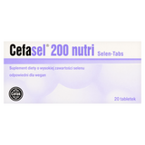 Cefasel 200 Nutri Selen-Tabs, 20 tabletek - miniaturka zdjęcia produktu