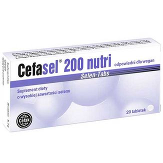 Cefasel 200 Nutri Selen-Tabs, 20 tabletek - zdjęcie produktu