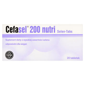 Cefasel 200 Nutri Selen-Tabs, 20 tabletek - zdjęcie produktu