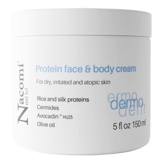 Nacomi Next Level Dermo, proteinowy krem do twarzy i ciała, skóra atopowa, 150 ml - zdjęcie produktu