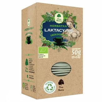 Dary Natury Herbatka laktacyjna, ekologiczna, 2 g x 25 saszetek - zdjęcie produktu