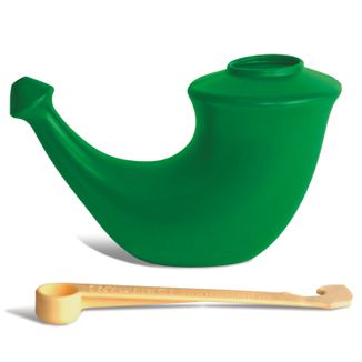 Rhino Horn, dzbanek do płukania nosa, kolor zielony, 1 sztuka - zdjęcie produktu