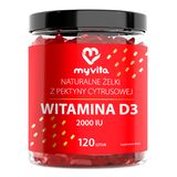 MyVita Witamina D3 2000 j.m., żelki, 120 sztuk KRÓTKA DATA - miniaturka zdjęcia produktu
