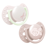 Lovi Baby Shower, smoczek uspokajający, silikonowy, dynamiczny, girl, 22/900, od 0-2 miesięcy, 2 sztuki - miniaturka zdjęcia produktu